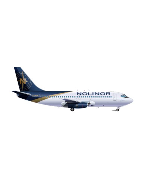 Autocollant de collection B737-200