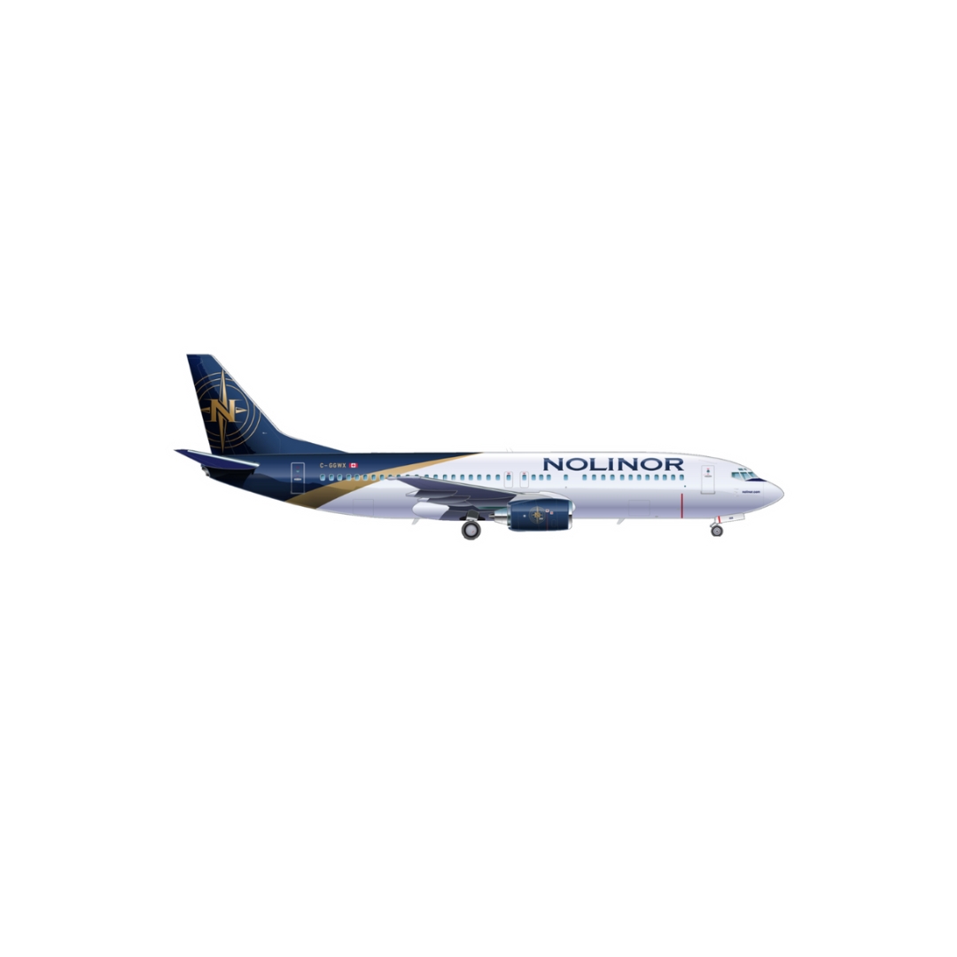 Autocollant de collection B737-400